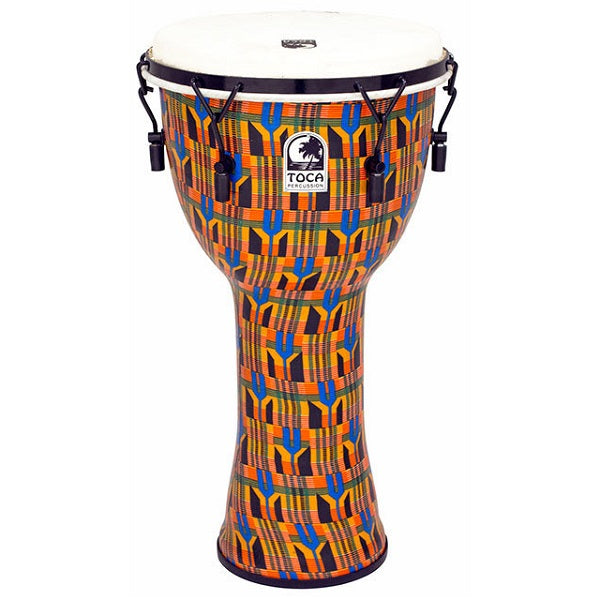 Toca 12" Freestyle II Mech Tuned Djembe - Kente Cloth