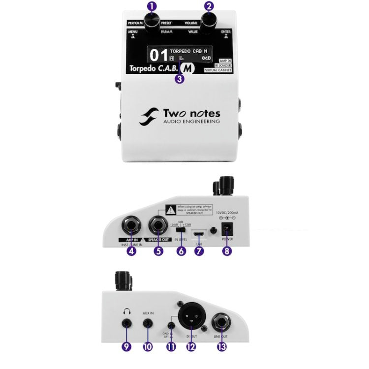 TWO NOTES Torpedo C.A.B. M+