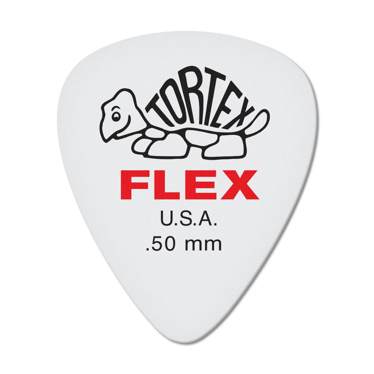 Jim Dunlop Tortex Flex Standards Guitar Picks 0.50mm Bulk 72 Pack