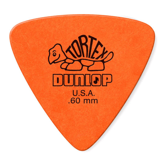 Jim Dunlop Tortex Triangle Guitar Picks 0.60mm Bulk 72 Pack