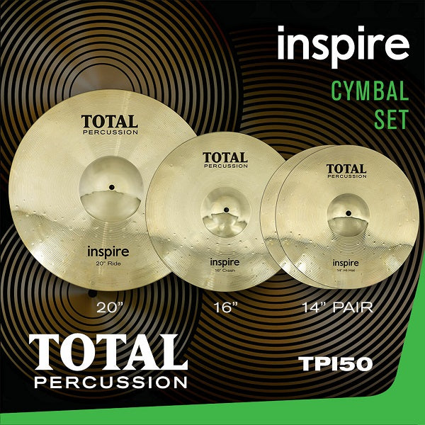 Total Percussion Inspire Cymbal Pack 14/16/20 - TPI50