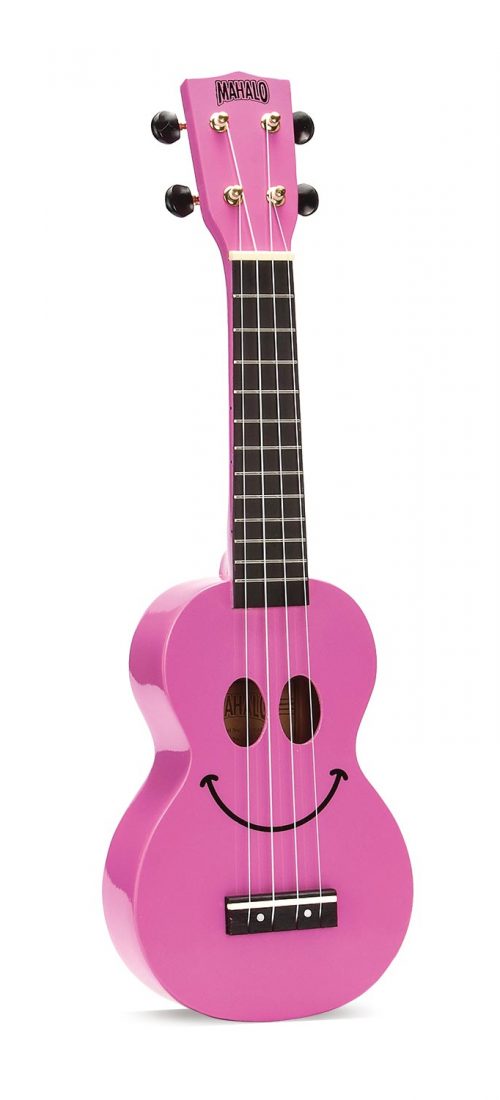 Mahalo U-Smile Soprano Ukulele - Pink
