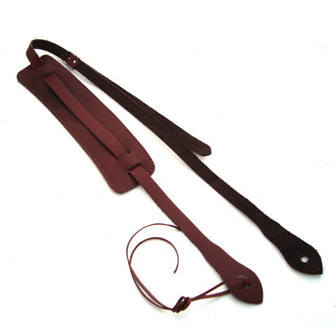 DSL Ukulele Strap (Maroon and Brown)