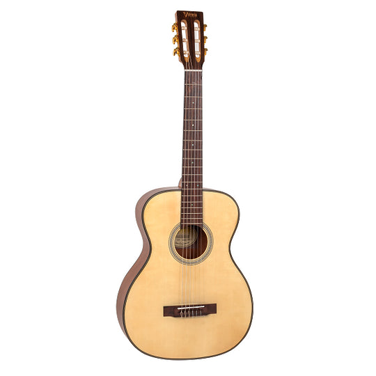 Valencia VA434 4/4 Classical Auditorium Guitar - Satin Natural