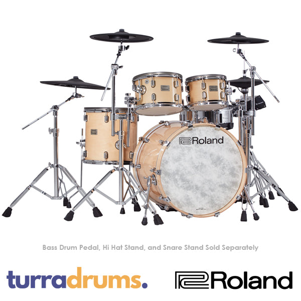 Roland VAD706 V-Drums - Flagship Electronic Drum Kit with Mesh Heads - Natural