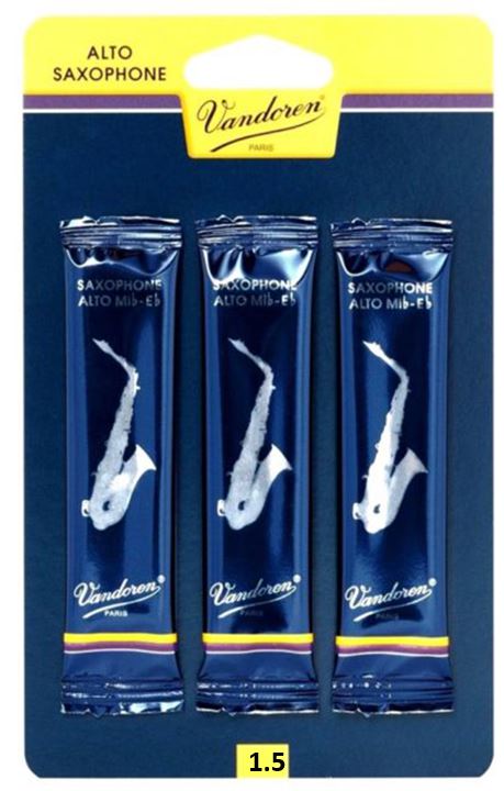 Vandoren Alto Sax Reeds 3 Pack