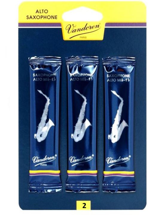 Vandoren Alto Sax Reeds 3 Pack