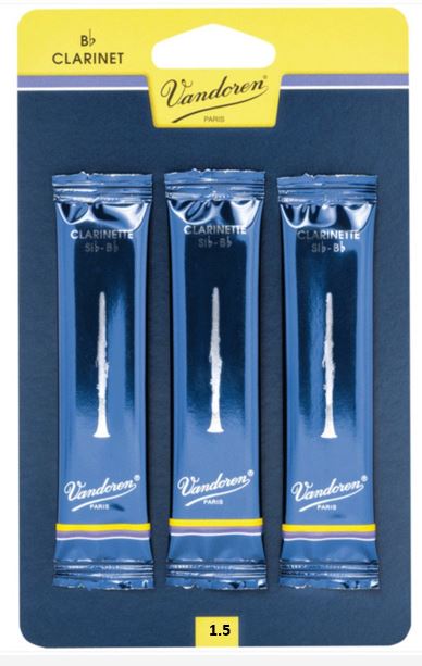 Vandoren Clarinet Reeds 3 Pack