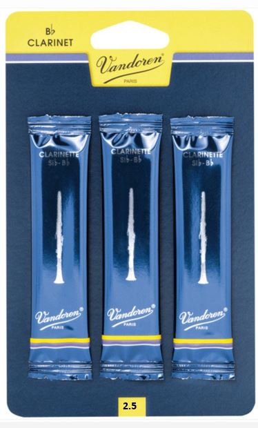 Vandoren Traditional Clarinet Reeds - 3 Pack | Turramurra Music