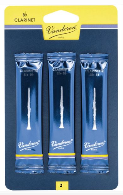 Vandoren Clarinet Reeds 3 Pack