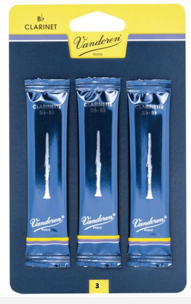 Vandoren Clarinet Reeds 3 Pack