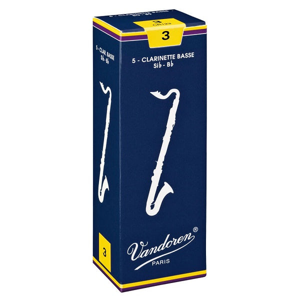 Vandoren Bass Clarinet Reeds 5 Pack