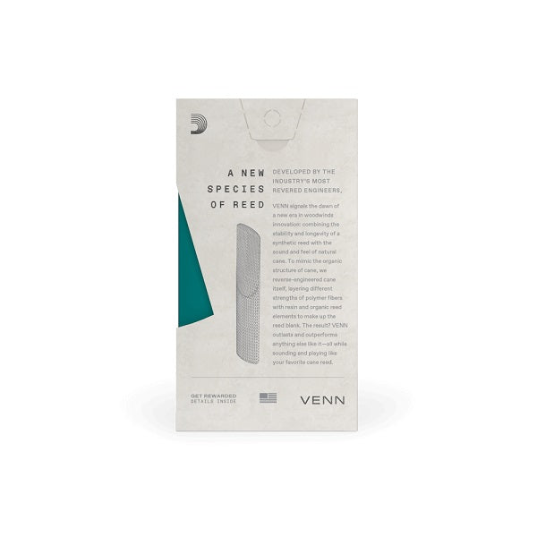 D'Addario Venn G2 Bb Clarinet Reed - Size 2.0