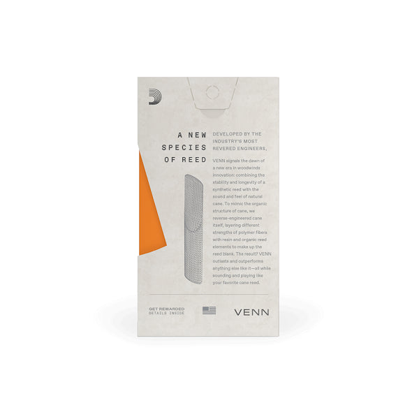 D'Addario Venn G2 Tenor Saxophone Reed - Size 2.5