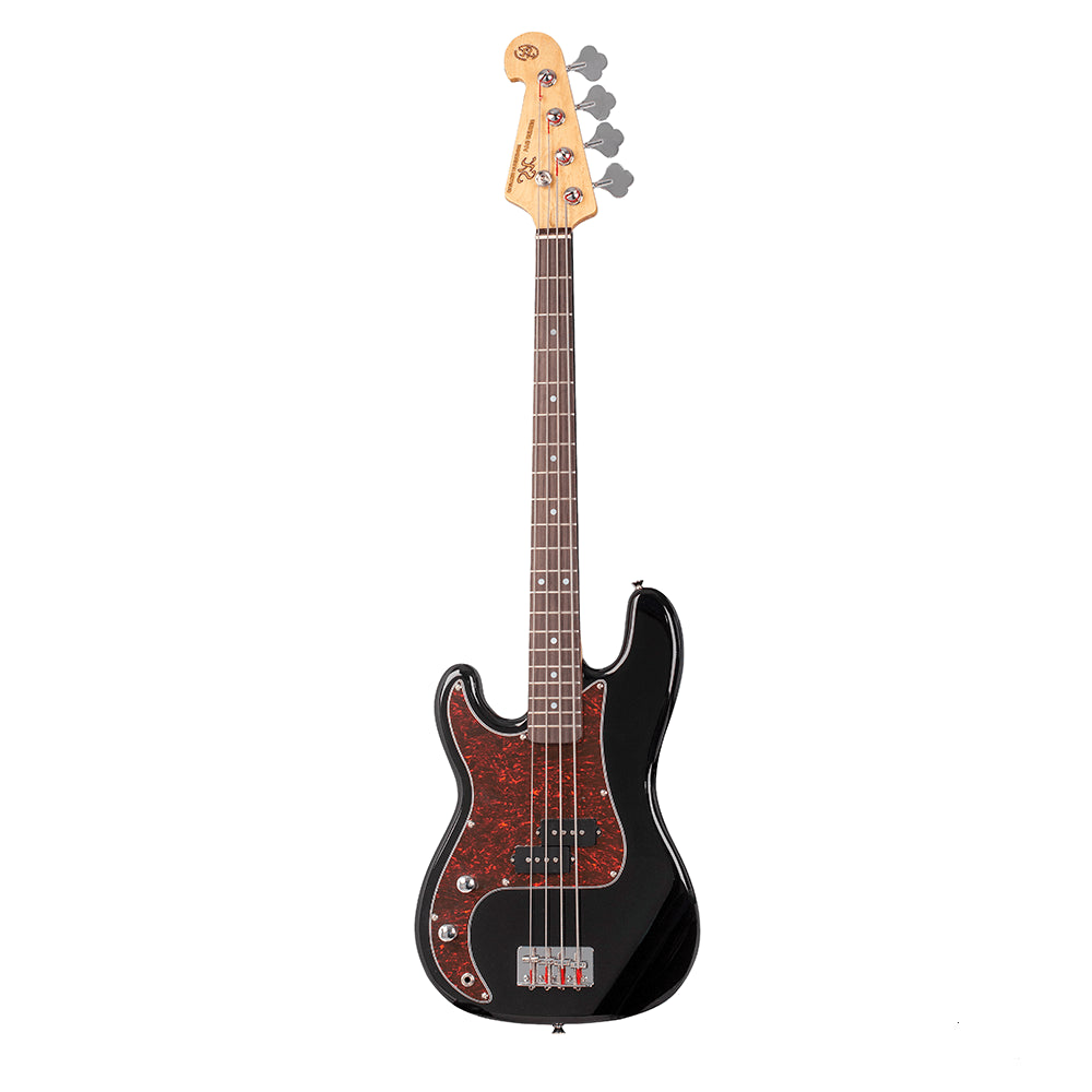 SX VEP34LH Short Scale Bass Left-Handed - Black