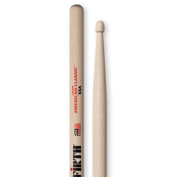 Vic Firth American Classic 55A Wood Tip Drumsticks (VF55A)