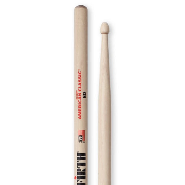 Vic Firth American Classic 8D Wood Tip Drumsticks (VF8D)