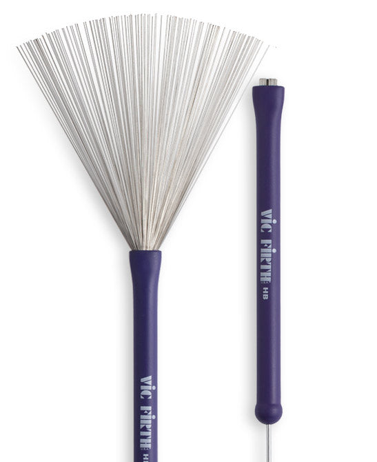 Vic Firth Heritage Brushes - Purple Rubber Handle (VFHB)