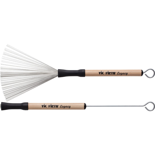 Vic Firth Legacy Brushes - Natural Wood Handle (VFLB)