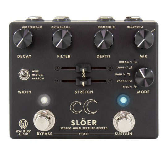 Walrus Audio Sloer (Black) Stereo Ambient Reverb