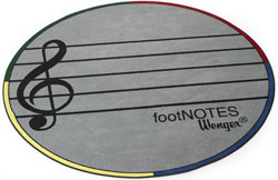 Wenger FootNOTES Round Rug