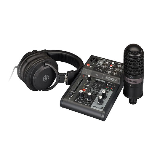 Yamaha AG03MK2 Live Streaming Pack - Black