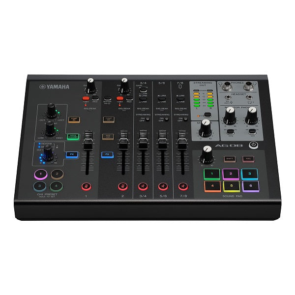 Yamaha AG08 Streaming Mixer - Black