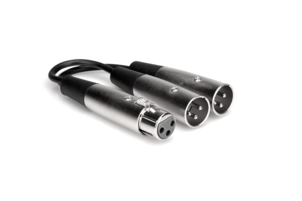 Hosa YXM121 XLR Y-Cable 6 Inch