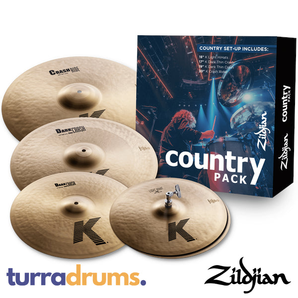 Zildjian K Country Cymbal Pack 15/17/19/20 (K0801C)