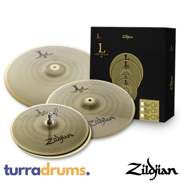 Zildjian L80 Low Volume Cymbal Set (LV468)